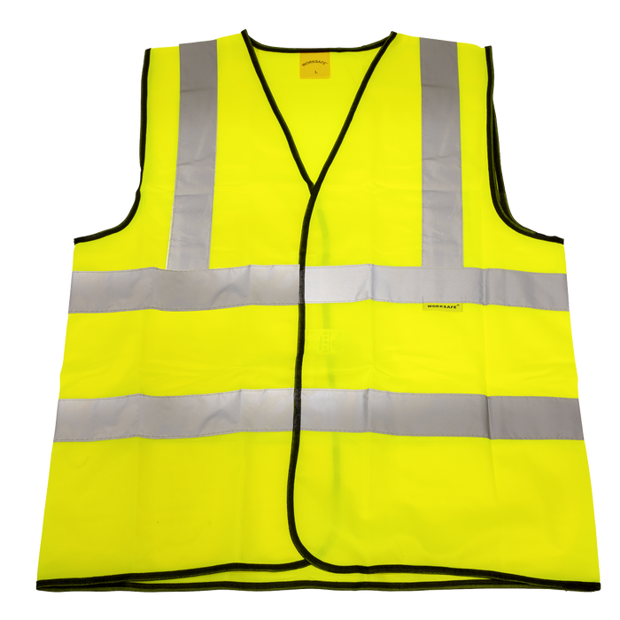 Worksafe® Hi-Vis Yellow Waistcoat - Large | 9804L