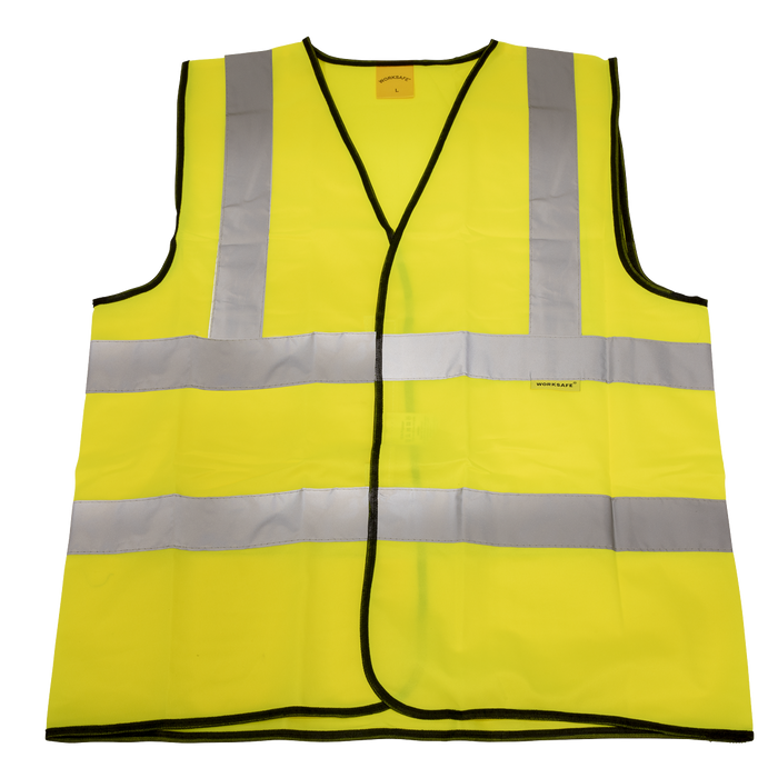 Worksafe® Hi-Vis Yellow Waistcoat - Medium | 9804M