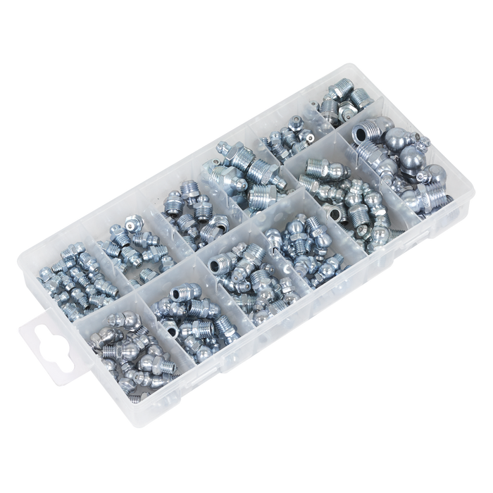 Metric/BSP/UNF Grease Nipple Assortment 130pc | AB009GN