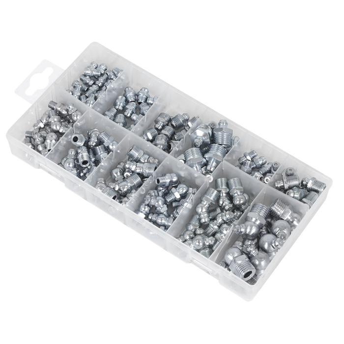 Metric/BSP/UNF Grease Nipple Assortment 130pc | AB009GN