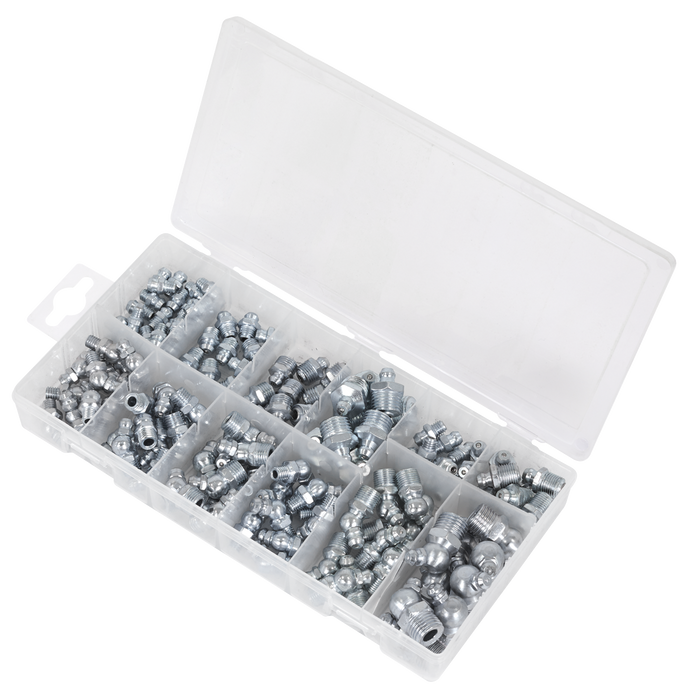 Metric/BSP/UNF Grease Nipple Assortment 130pc | AB009GN