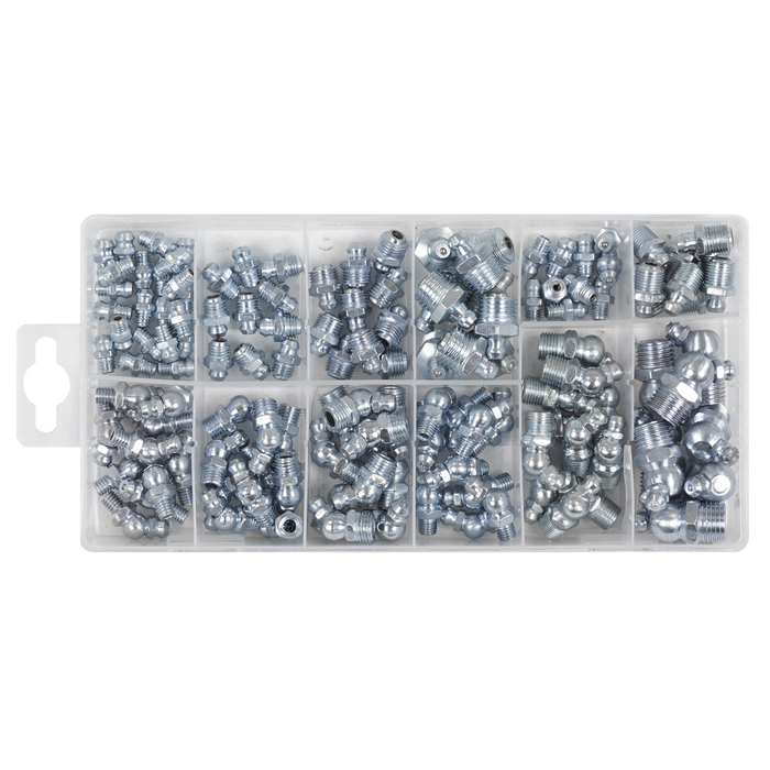 Metric/BSP/UNF Grease Nipple Assortment 130pc | AB009GN