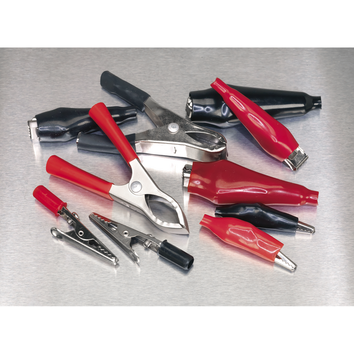 Crocodile Clip Assortment 60pc - Black & Red | AB023CA