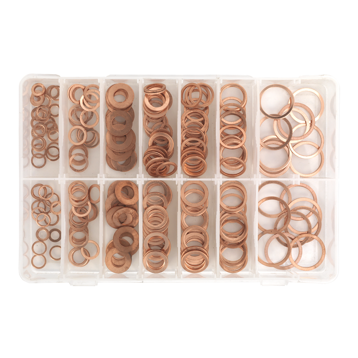 Diesel Injector Copper Washer Assortment 250pc | AB027CW