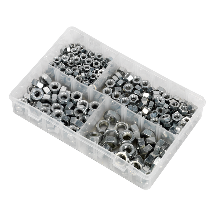 Steel Nut Assortment 1/4"-1/2"UNC 320pc | AB030SN
