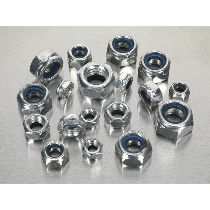 Nylon Locknut Assortment M6-M12 300pc | AB032LN