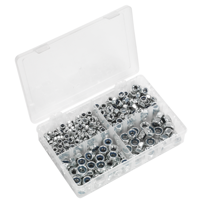 Nylon Locknut Assortment M6-M12 300pc | AB032LN