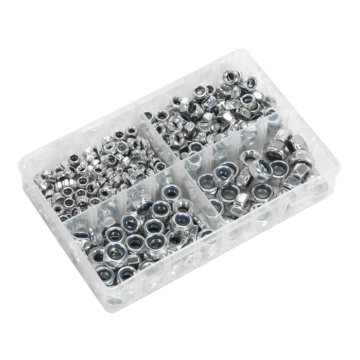 Nylon Locknut Assortment M6-M12 300pc | AB032LN