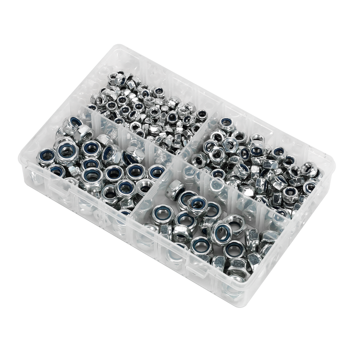 Nylon Locknut Assortment M6-M12 300pc | AB032LN