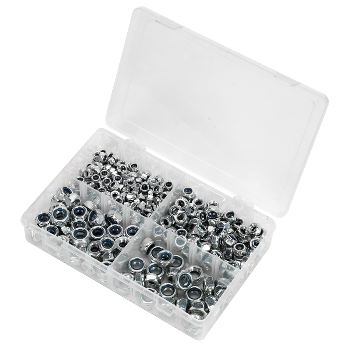 Nylon Locknut Assortment M6-M12 300pc | AB032LN
