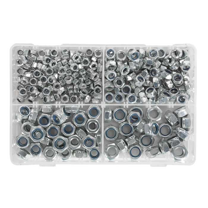 Nylon Locknut Assortment M6-M12 300pc | AB032LN