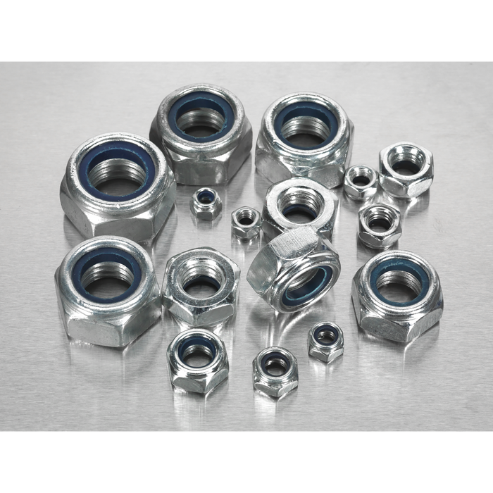 Nylon Locknut Assortment M4-M16 255pc | AB033LN