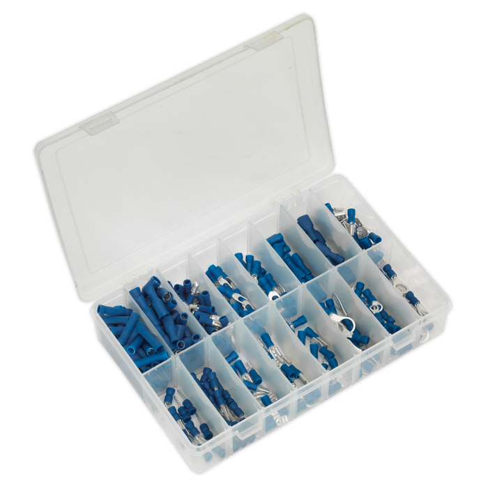 Crimp Terminal Assortment 280pc - Blue | AB040BT