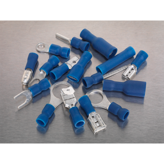 Crimp Terminal Assortment 280pc - Blue | AB040BT