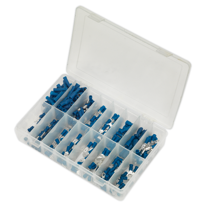 Crimp Terminal Assortment 280pc - Blue | AB040BT