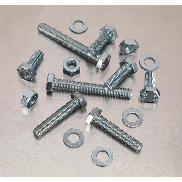 High Tensile Setscrew, Nut & Washer Assortment M10 150pc | AB052SNW