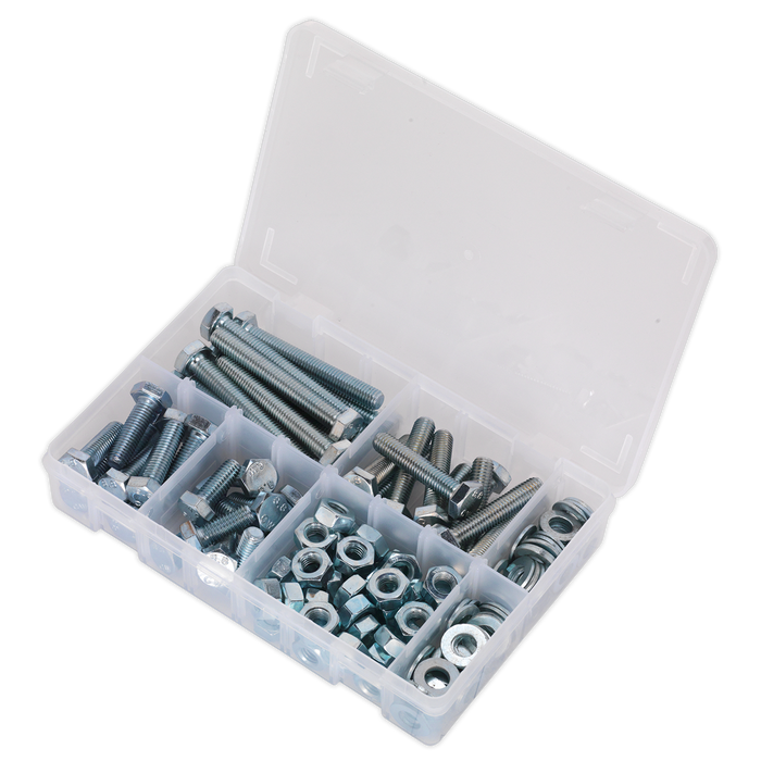 High Tensile Setscrew, Nut & Washer Assortment M10 150pc | AB052SNW