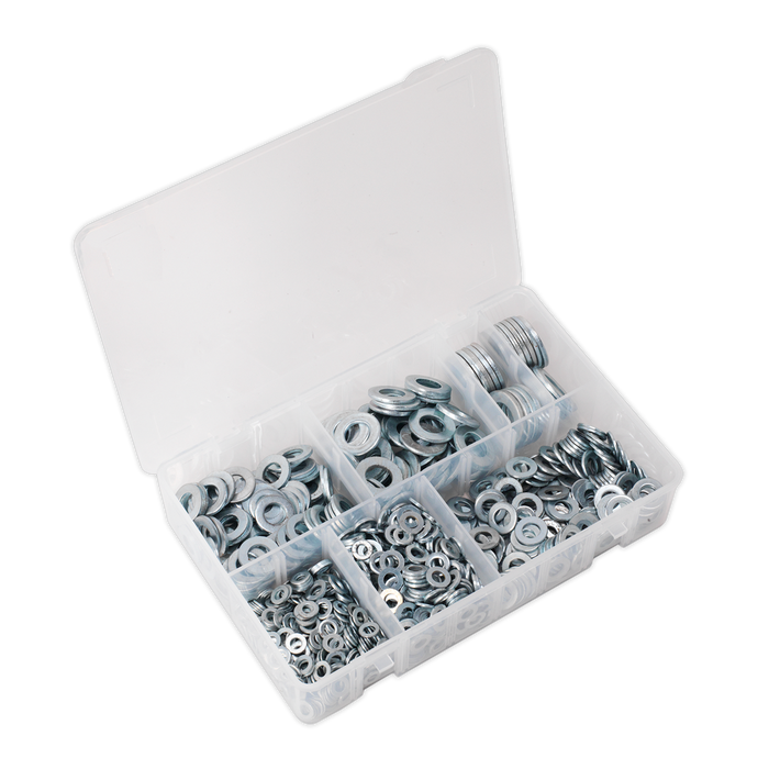 Flat Washer Assortment M5-M16 Form A 1070pc | AB055WA
