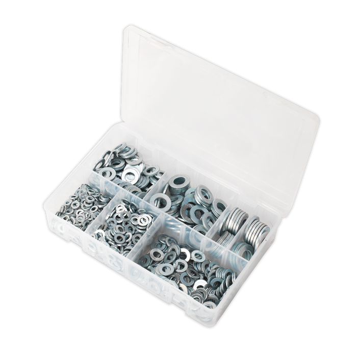 Flat Washer Assortment M5-M16 Form A 1070pc | AB055WA