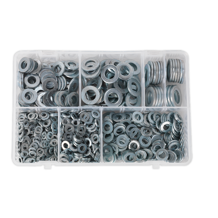 Flat Washer Assortment M5-M16 Form A 1070pc | AB055WA