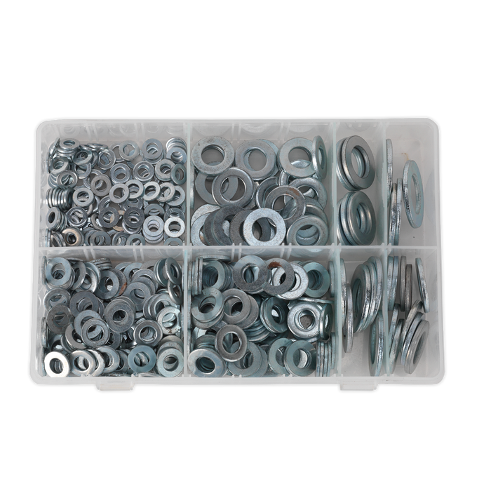 Flat Washer Assortment M6-M24 Form C 495pc | AB056WC