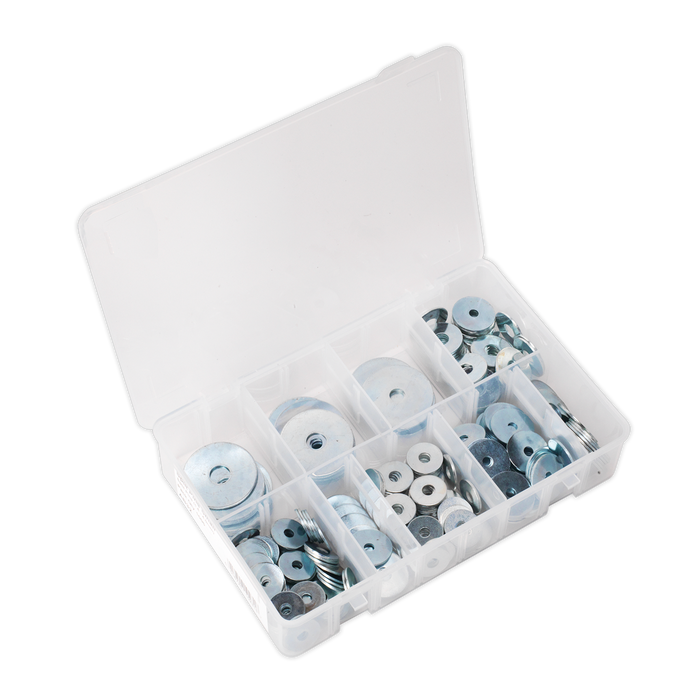 Zinc Plated Repair Washer Assortment M5-M10 240pc | AB059RW