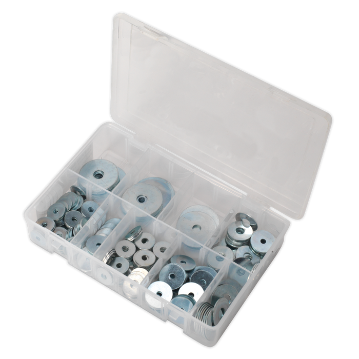 Zinc Plated Repair Washer Assortment M5-M10 240pc | AB059RW