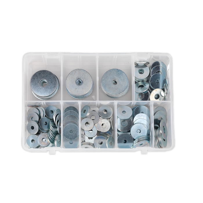 Zinc Plated Repair Washer Assortment M5-M10 240pc | AB059RW