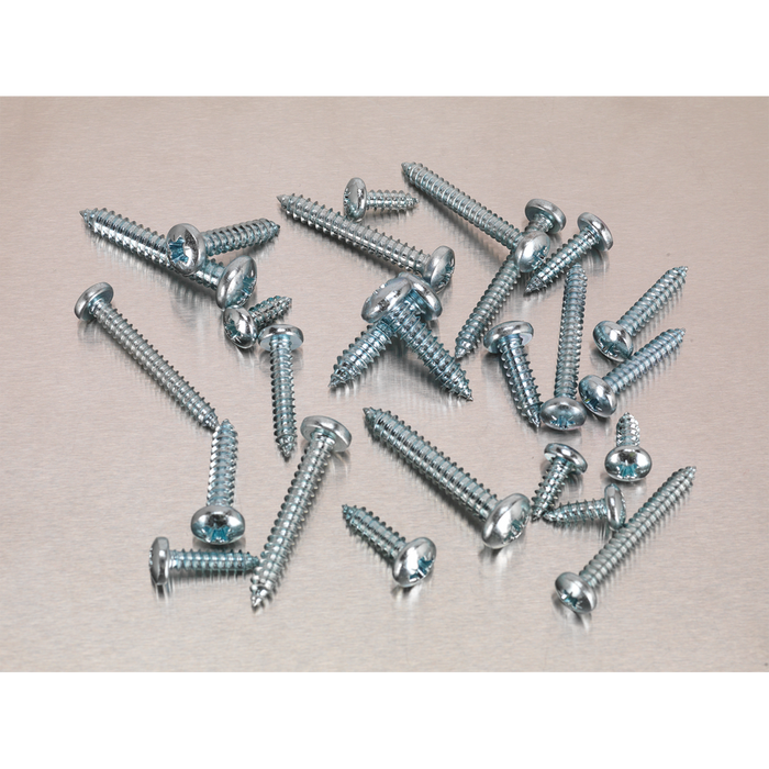 Zinc Plated Self-Tapping Pan Head Pozi Screw Assortment 305pc - DIN 798CZ | AB064STPP