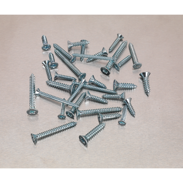 Zinc Plated Self-Tapping Countersunk Pozi Screw Assortment 600pc | AB065STCP