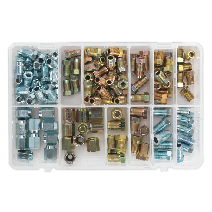Metric/Imperial Brake Pipe Nut Assortment 200pc | AB068BPN