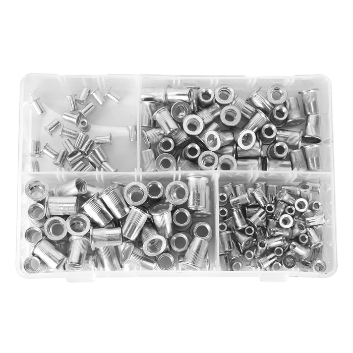 Threaded Insert (Rivet Nut) Splined Assortment M4-M8 200pc | AB073TI