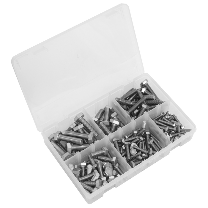 Stainless Steel Setscrew Assortment M5-M10 150pc | AB078SS