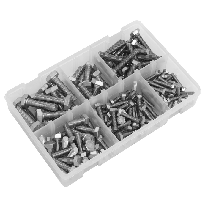 Stainless Steel Setscrew Assortment M5-M10 150pc | AB078SS