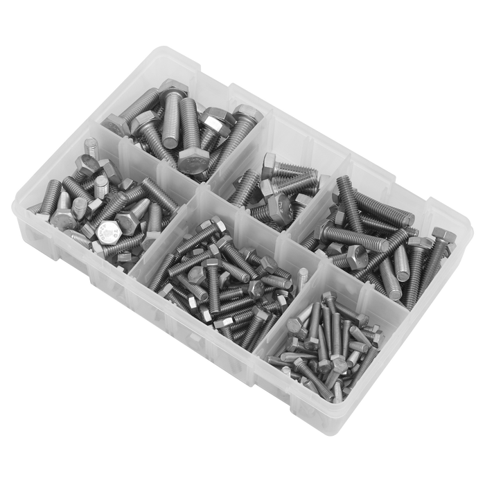 Stainless Steel Setscrew Assortment M5-M10 150pc | AB078SS