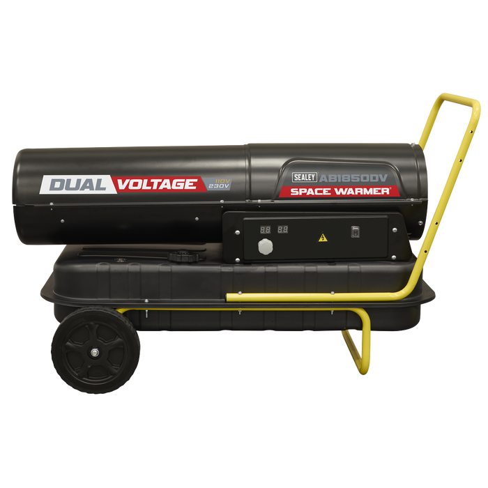 Dual Voltage Space Warmer® Kerosene/Diesel Heater with Wheels 185,000Btu/hr(55kW) | AB1850DV