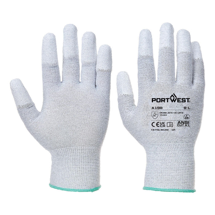 Portwest ESD 13 PU Fingertip Essential Multipack (Pack of 12) | AB198