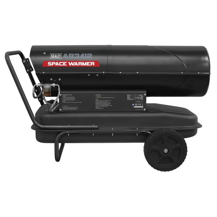 Space Warmer® Kerosene/Diesel Heater with Wheels 340,000Btu/hr | AB3412