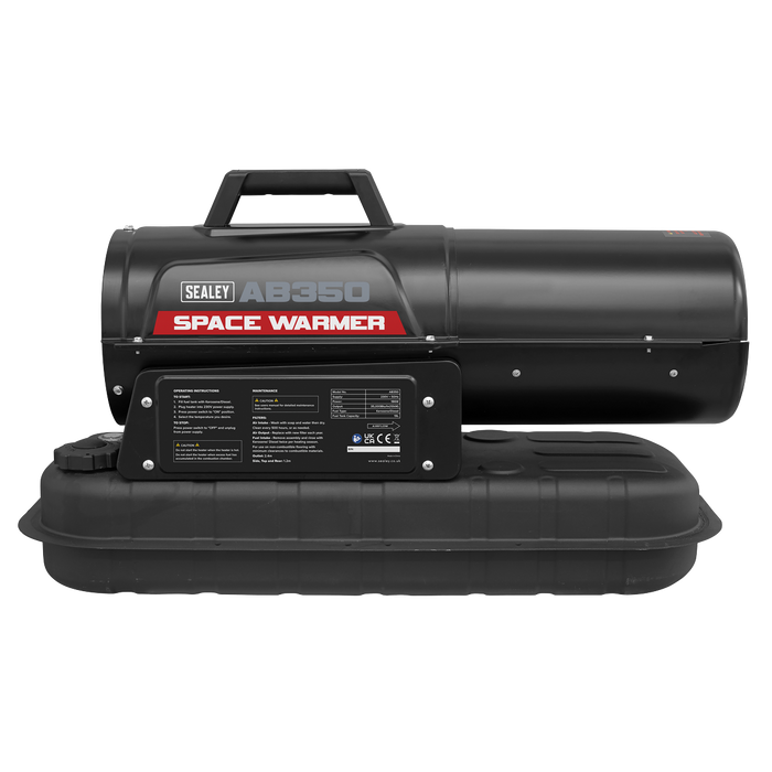 Space Warmer® Kerosene/Diesel Heater without Wheels 35,000Btu/hr | AB350