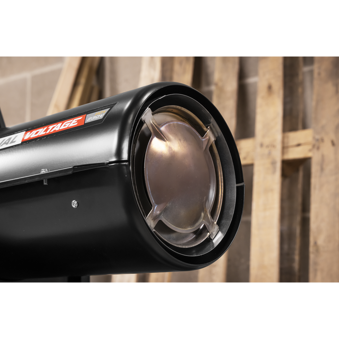 Dual Voltage Kerosene/Diesel Space Warmer® Heater with Wheels 50,000Btu/hr | AB500DV