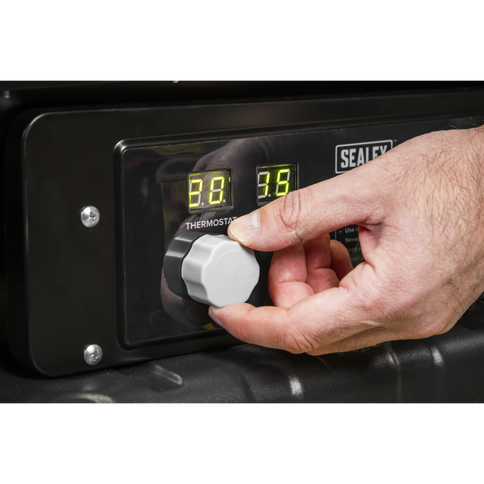 Dual Voltage Kerosene/Diesel Space Warmer® Heater with Wheels 50,000Btu/hr | AB500DV