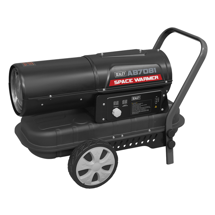 Space Warmer® Kerosene/Diesel Heater with Wheels 70,000Btu/hr | AB7081