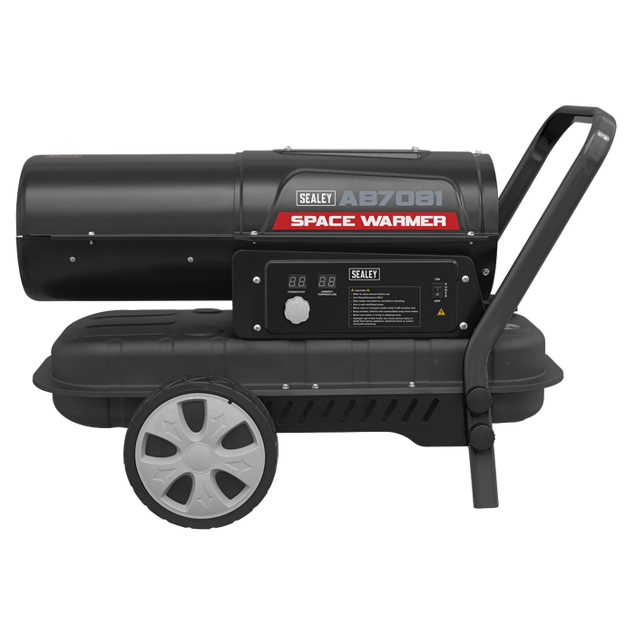 Space Warmer® Kerosene/Diesel Heater with Wheels 70,000Btu/hr | AB7081