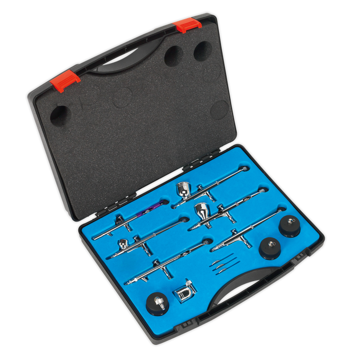 Mini Gravity/Suction Feed Air Brush Kit 10pc | AB936