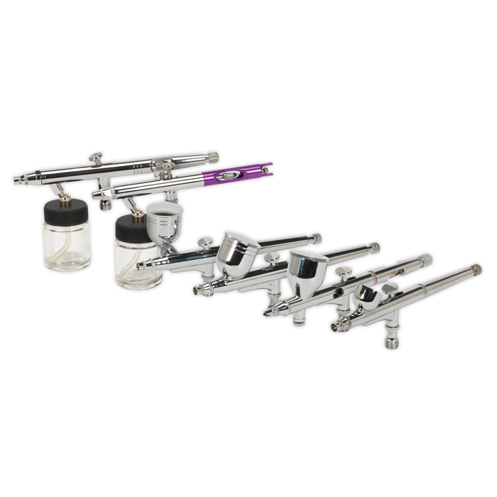 Mini Gravity/Suction Feed Air Brush Kit 10pc | AB936