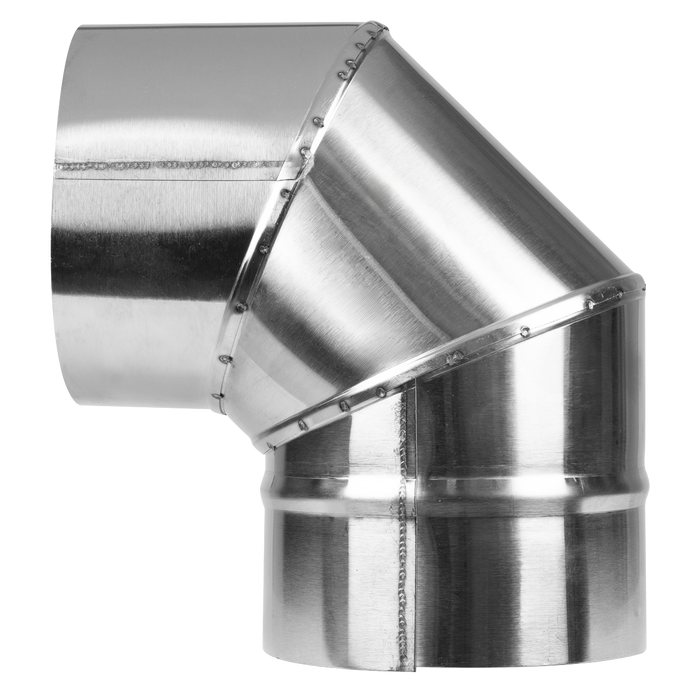 Stainless Steel Exhaust/Flue 90° Bend for ABI600 & ABI1000 120mm | ABI1000AK3