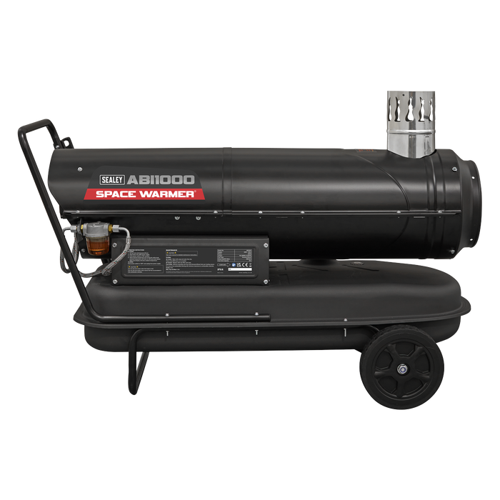 Space Warmer® Indirect Kerosene/Diesel Heater with Wheels 102,000Btu/hr | ABI1000
