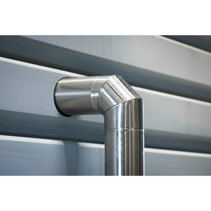 Stainless Steel Exhaust/Flue 90° Bend for ABI1700 150mm | ABI1700AK3