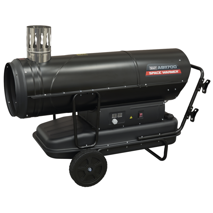 Space Warmer® Indirect Kerosene/Diesel Heater with Wheels 170,000Btu/hr | ABI1700