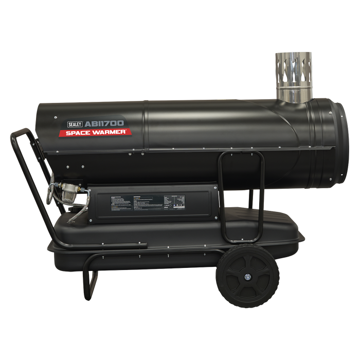 Space Warmer® Indirect Kerosene/Diesel Heater with Wheels 170,000Btu/hr | ABI1700